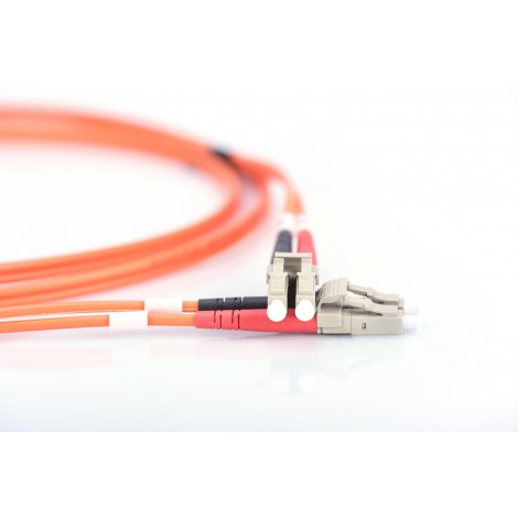 Digitus | Patch cable | Fibre optic | Male | LC multi-mode | Male | LC multi-mode | Orange | 2 m - 2